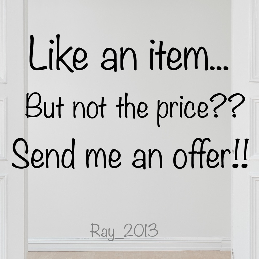 Make me an offer!